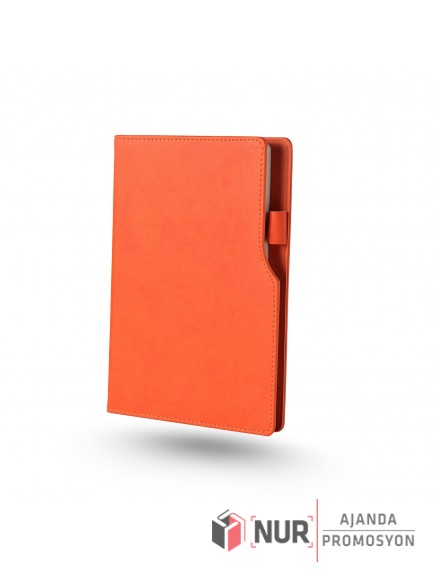 L Model Tarihsiz Termo Deri Kapaklı Defter