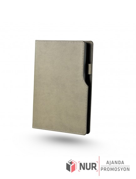 L Model Tarihsiz Termo Deri Kapaklı Defter