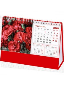AMT-05-TK Çiçekler Masa Takvimi