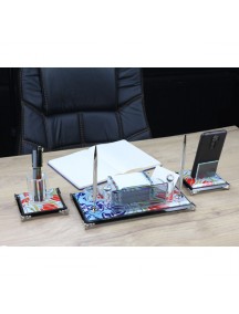 KM-300 3lü Kristal Masa Seti