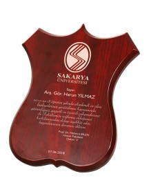 6-B1 Ahşap Plaket