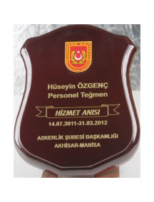 BK-75 Ahşap Plaket