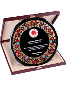 EKT-300 Kutulu Kristal Plaket