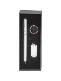 8210 Metal USB Bellek ve Kalem Seti