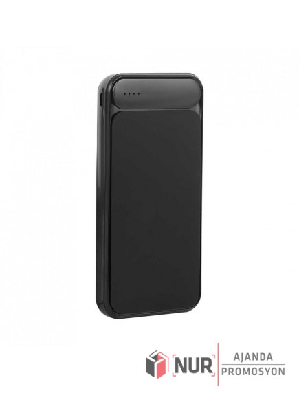Işıklı Led Baskı Alanlı 10000 mAh Dijital Göstergeli Powerbank