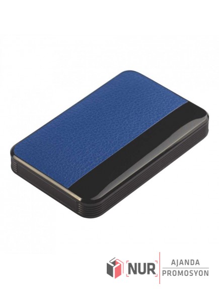 5000 mAh Dijital Göstergeli Suni Deri Gövdeli Powerbank -2195