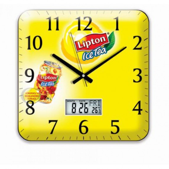Ofset Baskılı Duvar Saati 35x35 cm