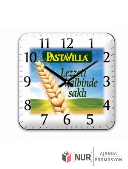 Ofset Baskılı Duvar Saati 35x35 cm
